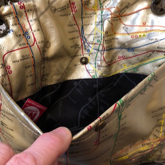 NYC Subway Line Crossbody Map Purse - Picture 7 of 9